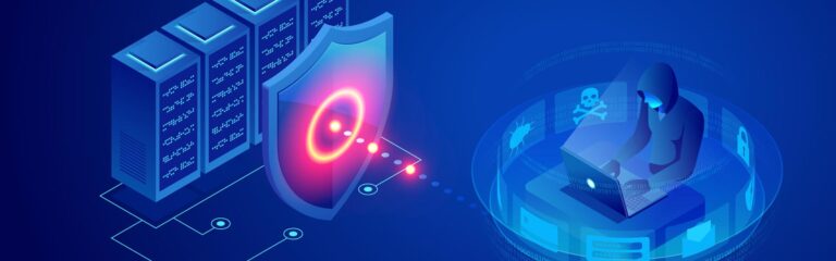 hacker attacking a computer network
