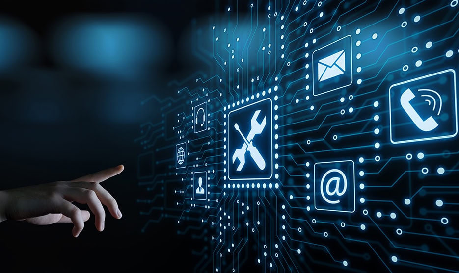 Digital It Support Icons Interface